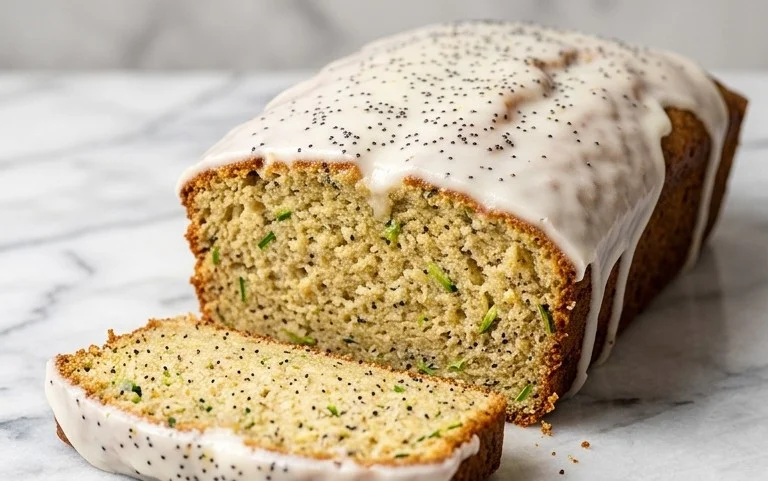 Easy Lemon Poppy Seed Zucchini Bread