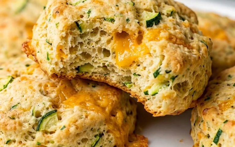 Zucchini Cheddar Biscuits