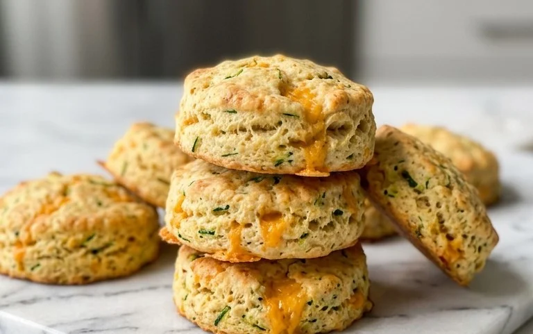 Zucchini Cheddar Biscuits