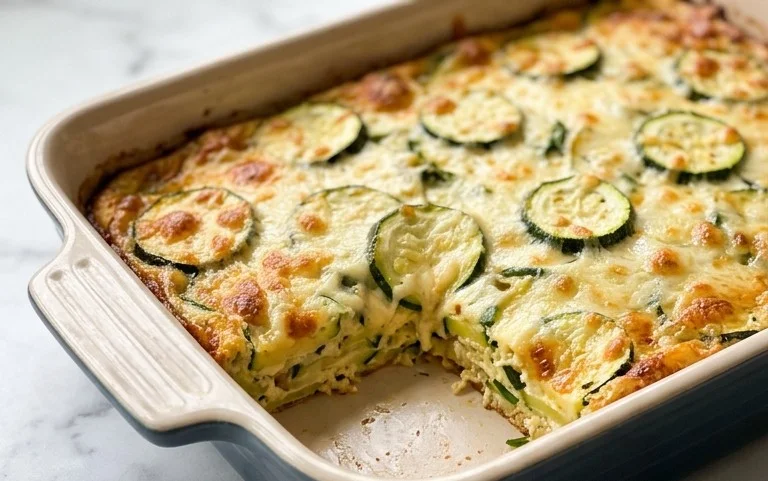 Cheesy Baked Zucchini Casserole