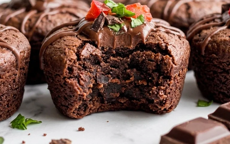 Chocolate Black Bean Brownie Bites